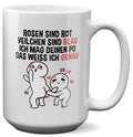 22Feels® Pärchen Geschenk zum Jahrestag, Hochzeitstag, Valentinstag etc. - XL Tasse mit Spruch (Weiss, 440ml)-Weisse XL Tasse 440ml-22Feels