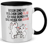 22Feels® Pärchen Geschenk zum Jahrestag, Hochzeitstag, Valentinstag etc. - Tasse mit Spruch (Weiss-Schwarz, 320ml)-TwoTone Tasse Weiss-Schwarz 320ml-22Feels
