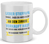 22Feels® Geschenk für Stiefpapas - Tasse mit Spruch: Zirkus (Weiss, 320ml)-Weisse Tasse 320ml-22Feels