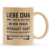 22Feels® Oma Geschenk - Glitzertasse mit Spruch (Gold, 320ml)-Glitzertasse Gold 320ml-22Feels