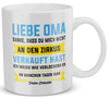 22Feels® Geschenk für Oma von Enkelin - Tasse mit Spruch: Zirkus (Weiss, 320ml)-Weisse Tasse 320ml-22Feels