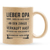 22Feels® Opa Geschenk - Glitzertasse mit Spruch (Gold, 320ml)-Glitzertasse Gold 320ml-22Feels