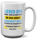 22Feels® Opa Geschenk - XL Tasse mit Spruch (Weiss, 440ml)-Weisse XL Tasse 440ml-22Feels