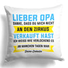 22Feels® Opa Geschenk - Kissen mit Spruch (Weiss 40x40cm)-Kissen Weiss 40x40-22Feels