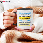 22Feels® Schwager Geschenk - Tasse mit Spruch (Weiss-Schwarz, 320ml)-TwoTone Tasse Weiss-Schwarz 320ml-22Feels