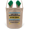 22Feels® Schwägerin Osterkorb -Mein Bruder- mit Henkel Ostergeschenk Tragetasche Ostern Deko Osternest Körbchen Hasenohren (Beige/Grün)-Ostern Tragetasche-22Feels