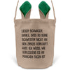 22Feels® Schwager Osterkorb -Deine Schwester- mit Henkel Ostergeschenk Tragetasche Ostern Deko Osternest Körbchen Hasenohren (Beige/Grün)-Ostern Tragetasche-22Feels