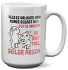 22Feels® Pärchen Geschenk zum Jahrestag, Hochzeitstag, Valentinstag etc. - XL Tasse mit Spruch (Weiss, 440ml)-Weisse XL Tasse 440ml-22Feels