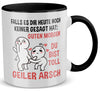 22Feels® Pärchen Geschenk zum Jahrestag, Hochzeitstag, Valentinstag etc. - Tasse mit Spruch (Weiss-Schwarz, 320ml)-TwoTone Tasse Weiss-Schwarz 320ml-22Feels