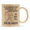 22Feels® Pärchen Geschenk zum Jahrestag, Hochzeitstag, Valentinstag etc. - Glitzertasse mit Spruch (Gold, 320ml)-Glitzertasse Gold 320ml-22Feels