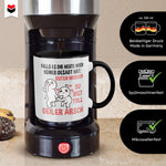 22Feels® Pärchen Geschenk zum Jahrestag, Hochzeitstag, Valentinstag etc. - Tasse mit Spruch (Weiss-Schwarz, 320ml)-TwoTone Tasse Weiss-Schwarz 320ml-22Feels