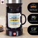 22Feels® Schwägerin Geschenk - Tasse mit Spruch (Weiss-Schwarz, 320ml)-TwoTone Tasse Weiss-Schwarz 320ml-22Feels