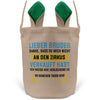 22Feels® Bruder Geschwister Osterkorb mit Henkel Ostergeschenk Tragetasche Ostern Deko Osternest Körbchen Hasenohren (Beige/Grün)-Ostern Tragetasche-22Feels