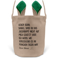 22Feels® Sohn Osterkorb von Mama Kinder mit Henkel Ostergeschenk Tragetasche Ostern Deko Osternest Körbchen Hasenohren (Beige/Grün)-Ostern Tragetasche-22Feels