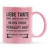 22Feels® Tante Geschenk - Glitzertasse mit Spruch (Pink, 320ml)-Glitzertasse Pink 320ml-22Feels