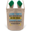 22Feels® Tante Osterkorb mit Henkel Ostergeschenk Tragetasche Ostern Deko Osternest Körbchen Hasenohren (Beige/Grün)-Ostern Tragetasche-22Feels