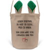 22Feels® Stiefpapa Stiefvater Osterkorb mit Henkel Ostergeschenk Tragetasche Ostern Deko Osternest Körbchen Hasenohren (Beige/Grün)-Ostern Tragetasche-22Feels