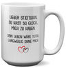 22Feels® Stiefsohn Geschenk - XL Tasse mit Spruch (Weiss, 440ml)-Weisse XL Tasse 440ml-22Feels