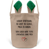 22Feels® Stiefsohn Junge Stiefkinder Osterkorb mit Henkel Ostergeschenk Tragetasche Ostern Deko Osternest Körbchen Hasenohren (Beige/Grün)-Ostern Tragetasche-22Feels
