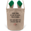 22Feels® Sohn Kinder Osterkorb mit Henkel Ostergeschenk Tragetasche Ostern Deko Osternest Körbchen Hasenohren (Beige/Grün)-Ostern Tragetasche-22Feels