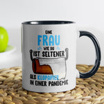 22Feels® Ehefrau Geschenk zum Hochzeitstag, Valentinstag etc. - Tasse mit Spruch (Weiss-Schwarz, 320ml)-TwoTone Tasse Weiss-Schwarz 320ml-22Feels
