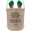 22Feels® Tochter Kinder Osterkorb mit Henkel Ostergeschenk Tragetasche Ostern Deko Osternest Körbchen Hasenohren (Beige/Grün)-Ostern Tragetasche-22Feels