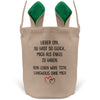 22Feels® Opa Osterkorb von Enkel Grossvater mit Henkel Ostergeschenk Tragetasche Ostern Deko Osternest Körbchen Hasenohren (Beige/Grün)-Ostern Tragetasche-22Feels