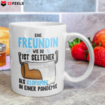 22Feels® Geschenk für Freundinnen - Tasse mit Spruch: Klopapier (Weiss, 320ml)-Weisse Tasse 320ml-22Feels