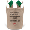 22Feels® Schwager Osterkorb von Schwägerin mit Henkel Ostergeschenk Tragetasche Ostern Deko Osternest Körbchen Hasenohren (Beige/Grün)-Ostern Tragetasche-22Feels
