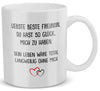 22Feels® Geschenk für Beste Freundin - Tasse mit Spruch: Glück mich zu haben (Weiss, 320ml)-Weisse Tasse 320ml-22Feels