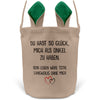 22Feels® Neffe Nichte Kinder Osterkorb von Onkel mit Henkel Ostergeschenk Tragetasche Ostern Deko Osternest Körbchen Hasenohren (Beige/Grün)-Ostern Tragetasche-22Feels