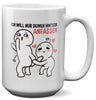 22Feels® Pärchen Geschenk zum Jahrestag, Hochzeitstag, Valentinstag etc. - XL Tasse mit Spruch (Weiss, 440ml)-Weisse XL Tasse 440ml-22Feels
