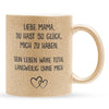 22Feels® Mama Geschenk - Glitzertasse mit Spruch (Gold, 320ml)-Glitzertasse Gold 320ml-22Feels