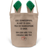 22Feels® Schwiegermama Osterkorb von Schwiegersohn mit Henkel Ostergeschenk Tragetasche Ostern Deko Osternest Körbchen Hasenohren (Beige/Grün)-Ostern Tragetasche-22Feels