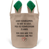 22Feels® Schwiegerpapa Osterkorb von Schwiegersohn mit Henkel Ostergeschenk Tragetasche Ostern Deko Osternest Körbchen Hasenohren (Beige/Grün)-Ostern Tragetasche-22Feels