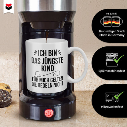 22Feels® Kinder bzw. Geschwister Geschenk - Tasse mit Spruch (Weiss, 320ml)-Weisse Tasse 320ml-22Feels