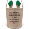 22Feels® Schwiegerpapa Osterkorb von Schwiegertochter mit Henkel Ostergeschenk Tragetasche Ostern Deko Osternest Körbchen Hasenohren (Beige/Grün)-Ostern Tragetasche-22Feels