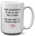 22Feels® Schwiegersohn Geschenk - XL Tasse mit Spruch (Weiss, 440ml)-Weisse XL Tasse 440ml-22Feels