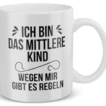 22Feels® Kinder bzw. Geschwister Geschenk - Tasse mit Spruch (Weiss, 320ml)-Weisse Tasse 320ml-22Feels