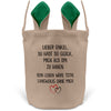 22Feels® Enkel Osterkorb von Opa Kinder Junge mit Henkel Ostergeschenk Tragetasche Ostern Deko Osternest Körbchen Hasenohren (Beige/Grün)-Ostern Tragetasche-22Feels