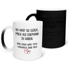 22Feels® Ehefrau Geschenk zum Hochzeitstag, Valentinstag etc. - Zaubertasse mit Spruch (Matt-Schwarz und Weiss, 320ml)-Farbwechsel Tasse Matt 320ml-22Feels