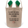 22Feels® Ehemann Osterkorb mit Henkel Ostergeschenk Tragetasche Ostern Deko Osternest Körbchen Hasenohren (Beige/Grün)-Ostern Tragetasche-22Feels