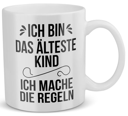 22Feels® Kinder bzw. Geschwister Geschenk - Tasse mit Spruch (Weiss, 320ml)-Weisse Tasse 320ml-22Feels