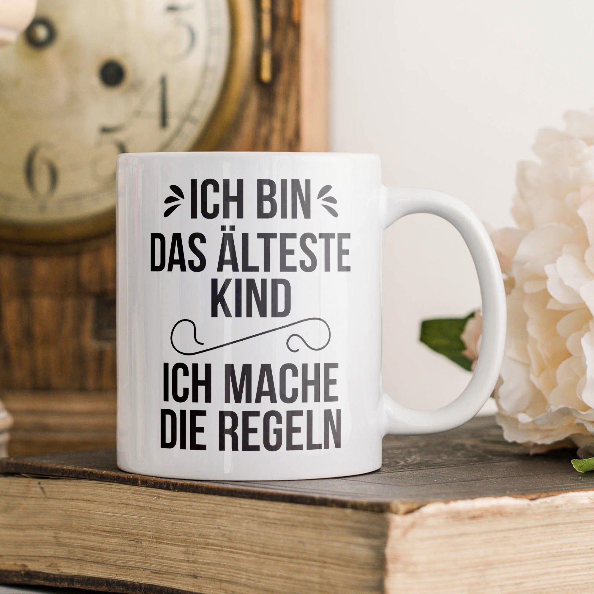 22Feels® Kinder bzw. Geschwister Geschenk - Tasse mit Spruch (Weiss, 320ml)-Weisse Tasse 320ml-22Feels