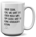 22Feels® Sohn Geschenk - XL Tasse mit Spruch (Weiss, 440ml)-Weisse XL Tasse 440ml-22Feels