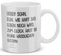 22Feels® Geschenk für Sohn - Tasse mit Spruch: Egal Wie Hart Das Leben Noch Wird (Weiss, 320ml)-Weisse Tasse 320ml-22Feels