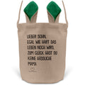 22Feels® Sohn Osterkorb von Mama Kinder mit Henkel Ostergeschenk Tragetasche Ostern Deko Osternest Körbchen Hasenohren (Beige/Grün)-Ostern Tragetasche-22Feels