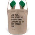 22Feels® Mama Osterkorb von Tochter Mutter mit Henkel Ostergeschenk Tragetasche Ostern Deko Osternest Körbchen Hasenohren (Beige/Grün)-Ostern Tragetasche-22Feels