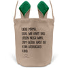 22Feels® Mama Osterkorb von Tochter Mutter mit Henkel Ostergeschenk Tragetasche Ostern Deko Osternest Körbchen Hasenohren (Beige/Grün)-Ostern Tragetasche-22Feels
