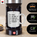22Feels® Geschenk für Mamas - Tasse mit Spruch: Egal Wie Hart (Weiss, 320ml)-Weisse Tasse 320ml-22Feels